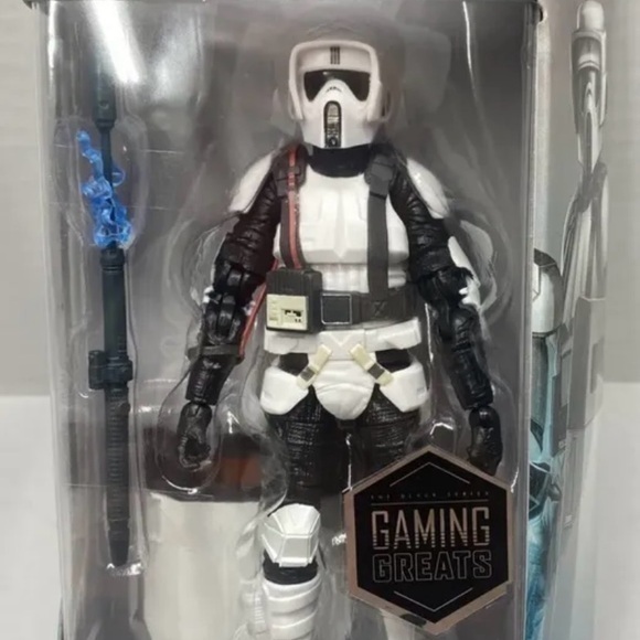 Hasbro Other - Star Wars Black Series Riot Scout Trooper Figure Gaming Greats Jedi Survivor